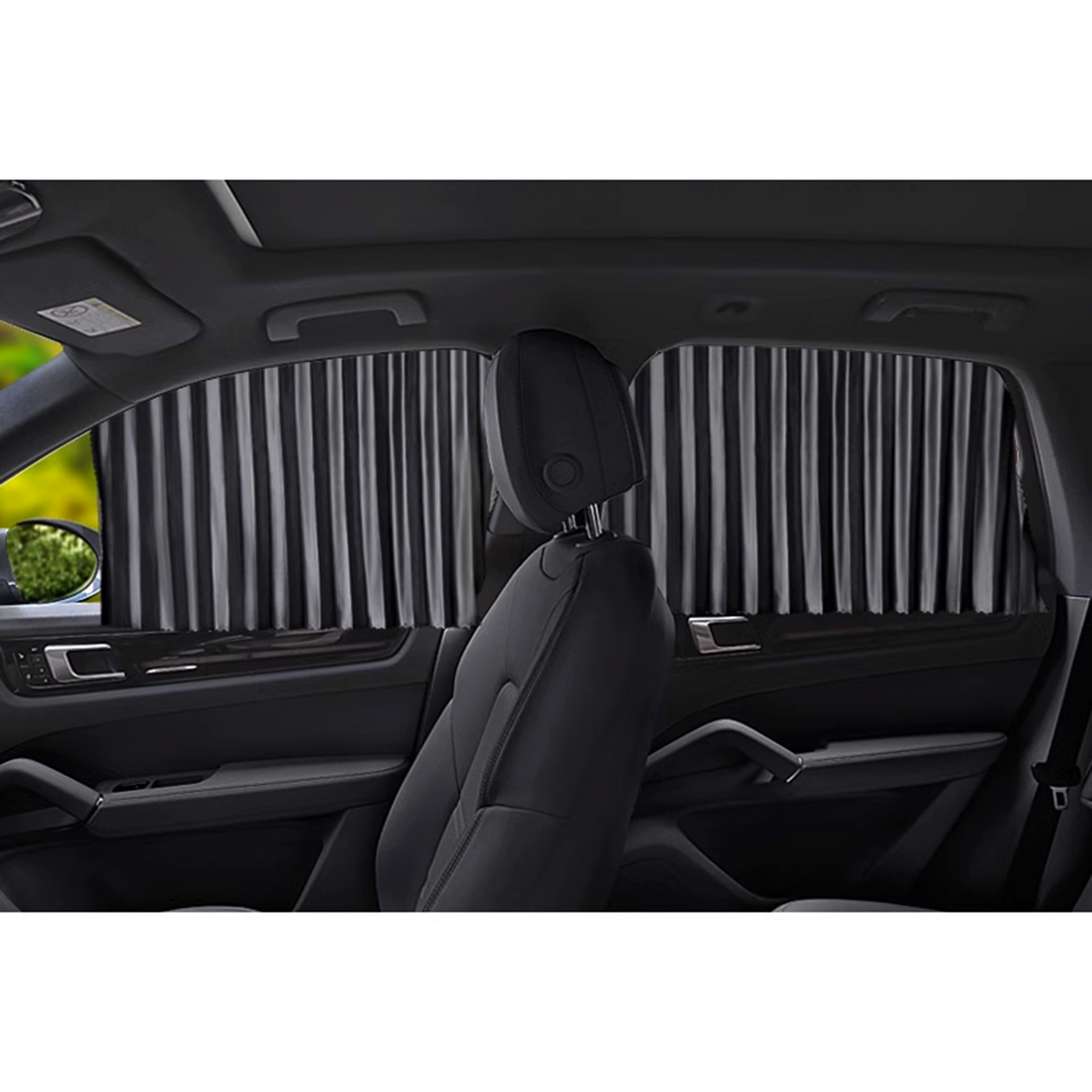 MOQ50 Track-Mounted Sunshade Curtain For Cars 4