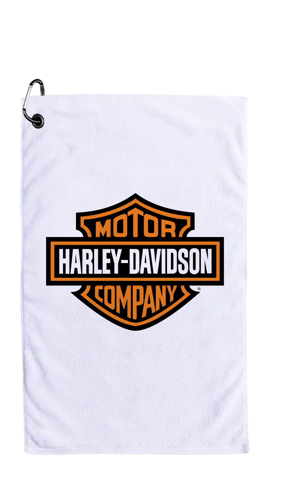 MaxxColor White Golf Towel 15" x 24"