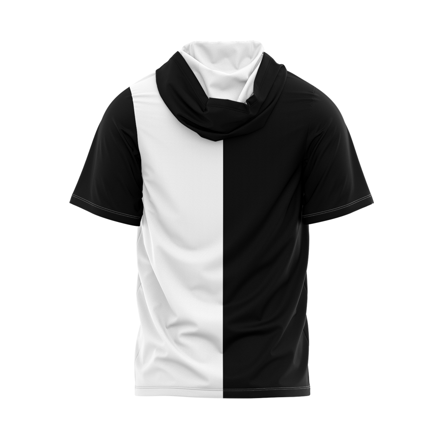 Sublimation UPF Mesh Short Sleeve Hooded T-Shirt - Men, 2