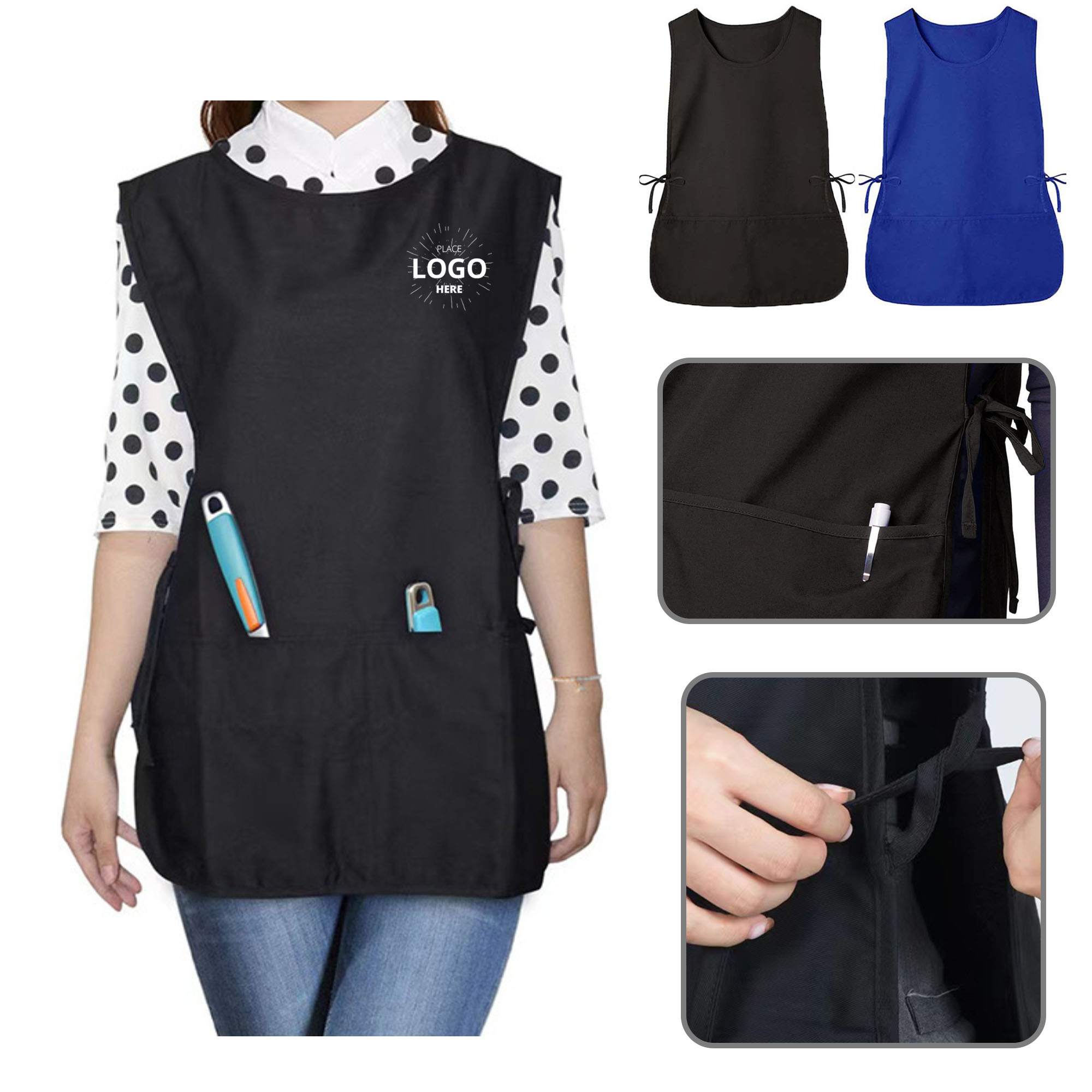 Adjustable Tie Back Apron 3