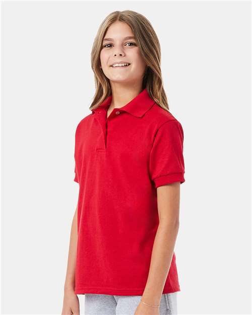 Youth EcoSmart® Jersey Polo - 054Y 48