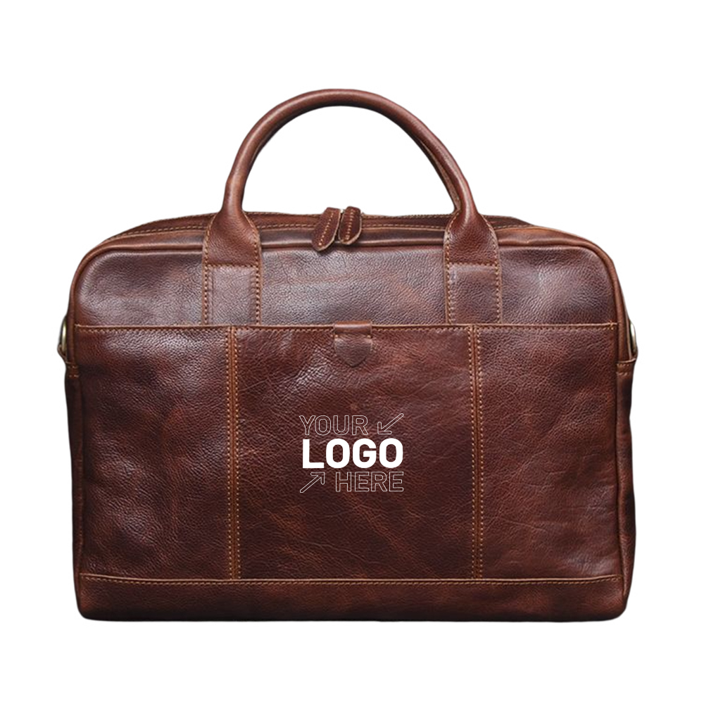 Leather Laptop Shoulder Bag 4