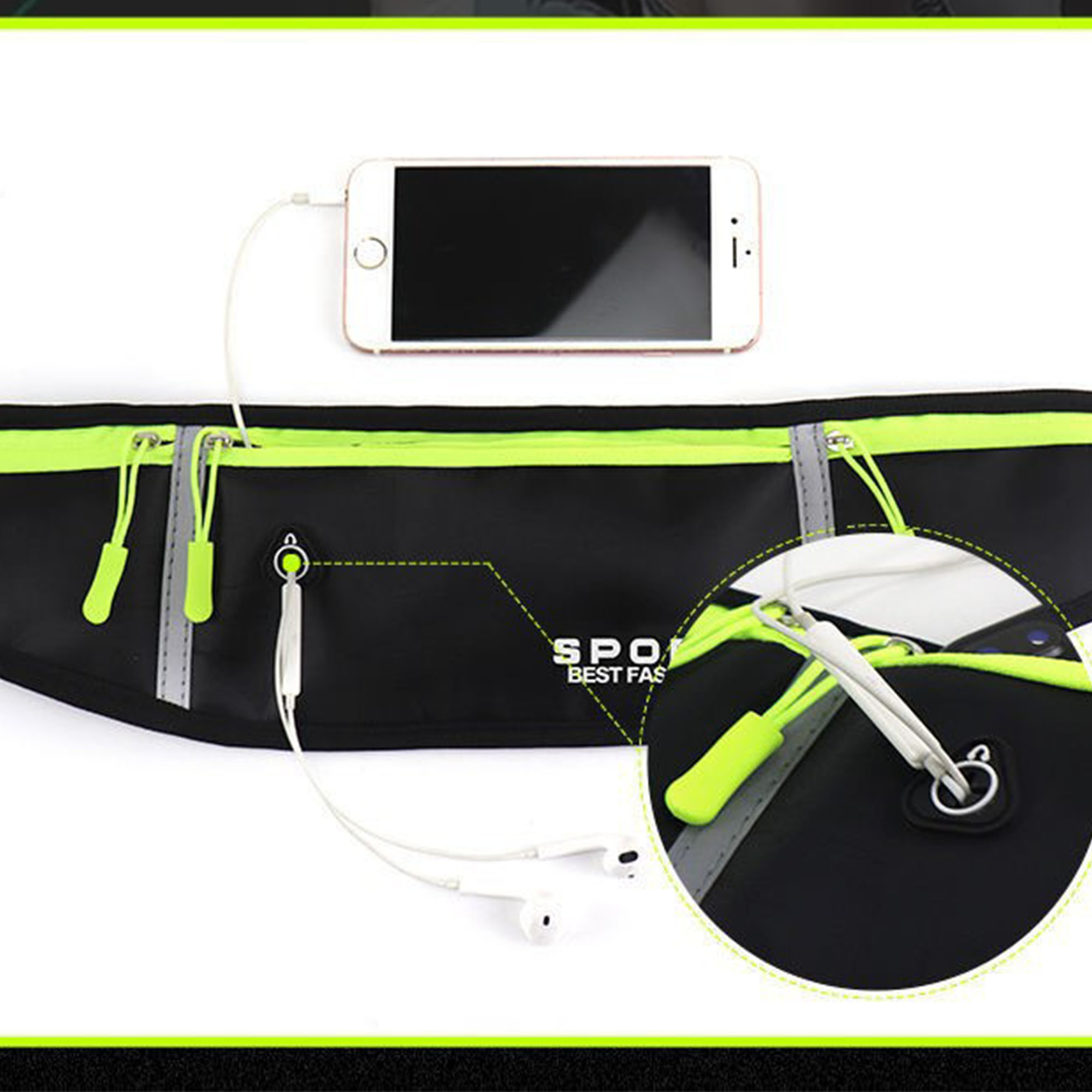 Waterproof Running Waist Pack for Outdoor Sports 4