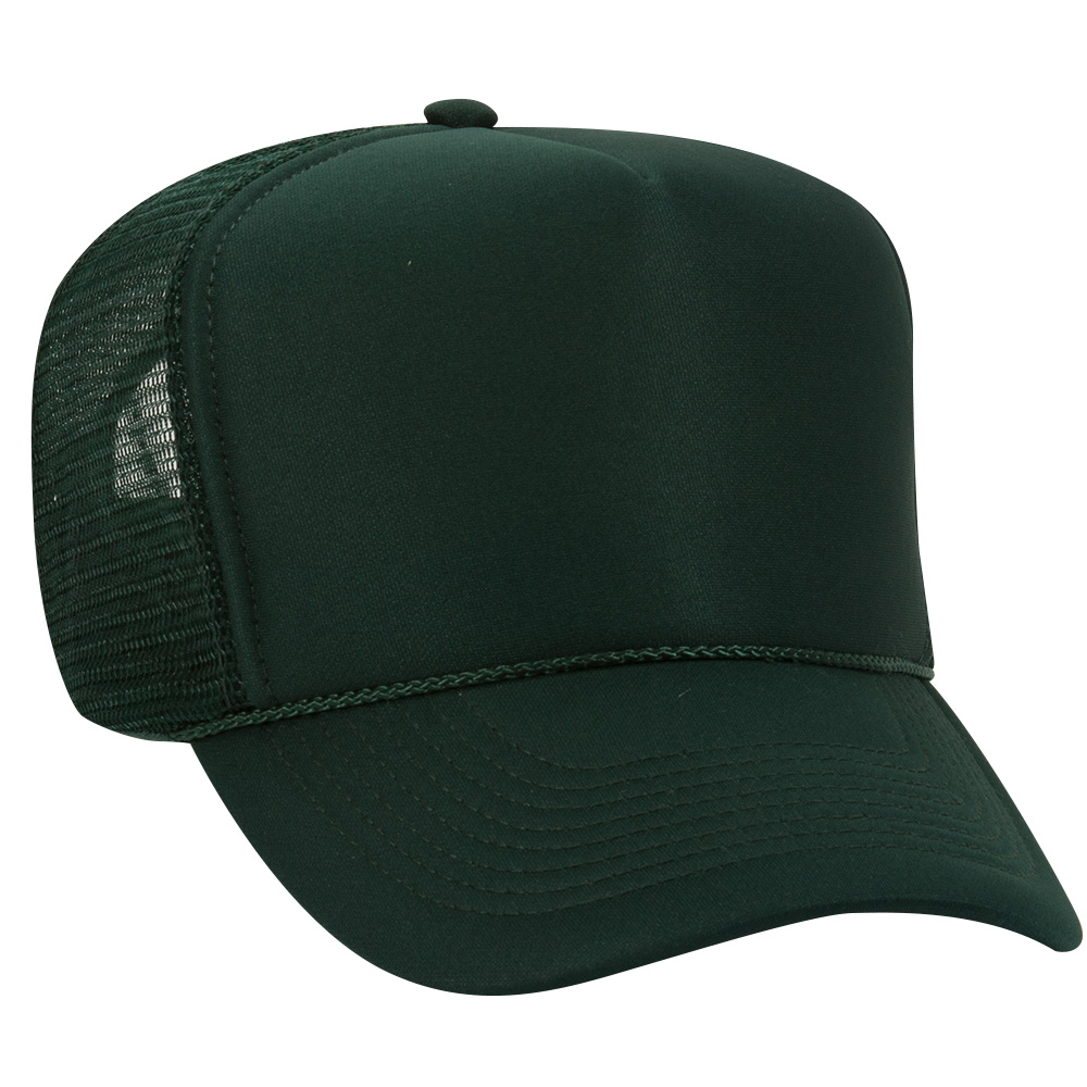 OTTO CAP® 5 Panel High Crown Mesh Back Trucker Hat 195
