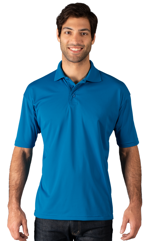 Men's Snag Resistant Wicking Short-Sleeve Polo 22