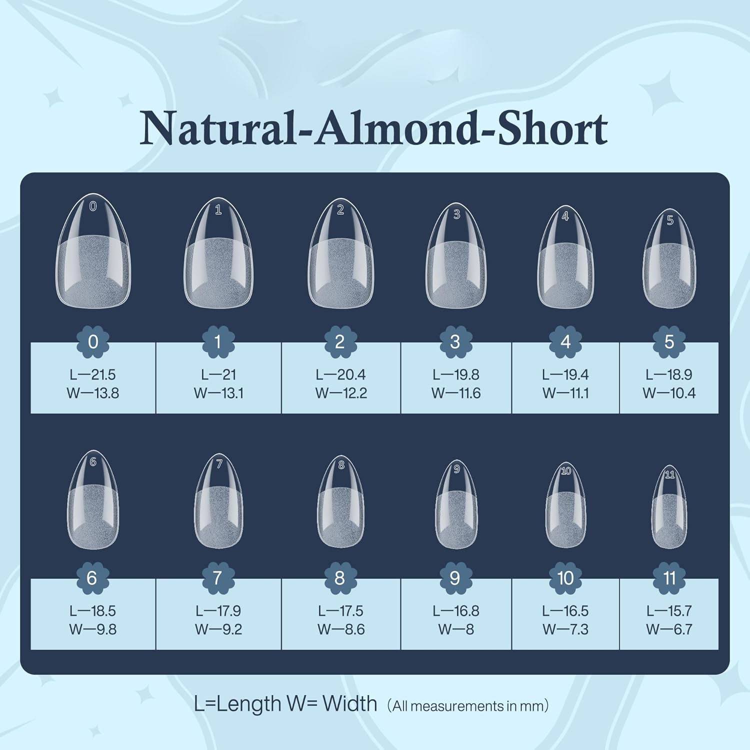 Short Almond Fake Nails 3