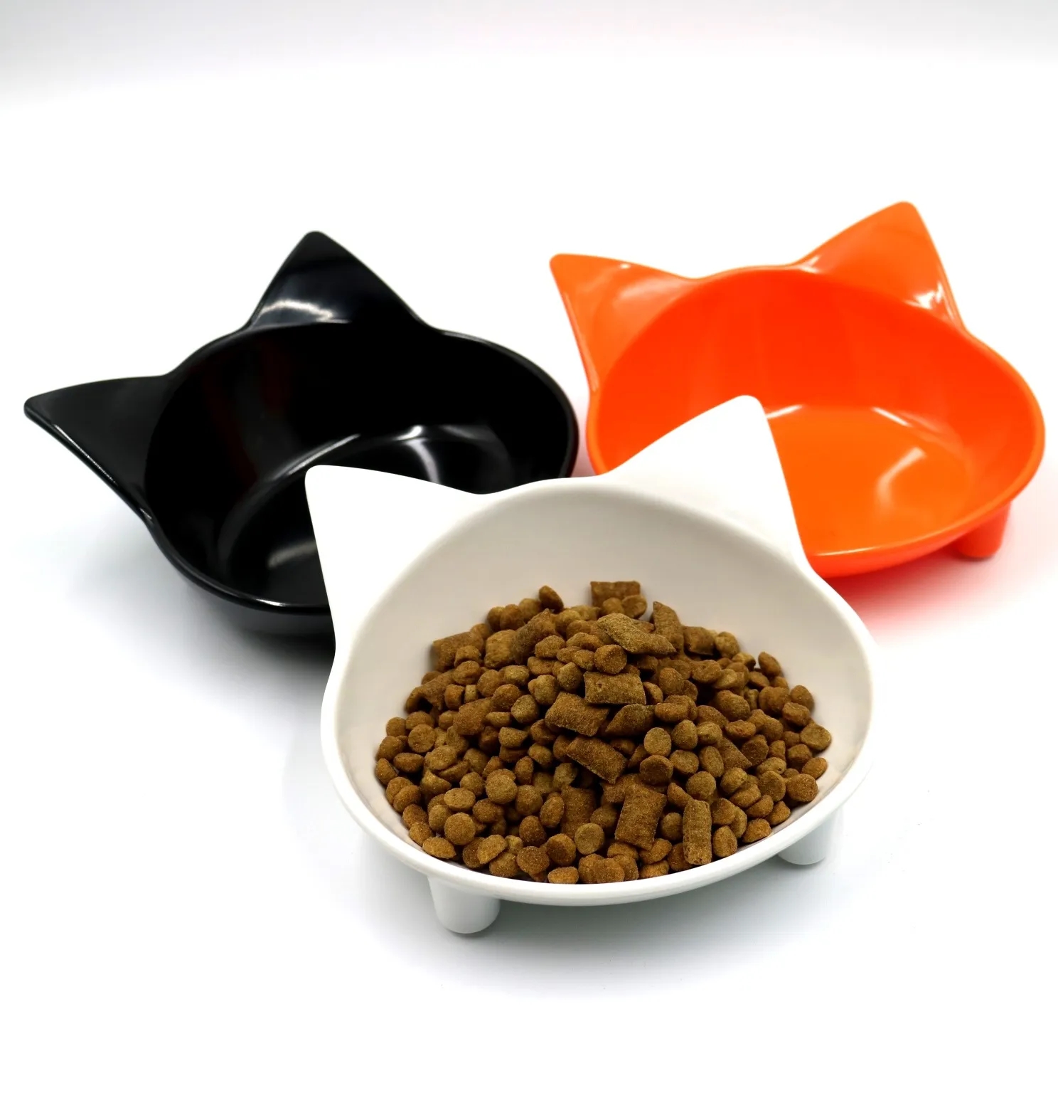 Colorful Melamine Cat Bowl 4
