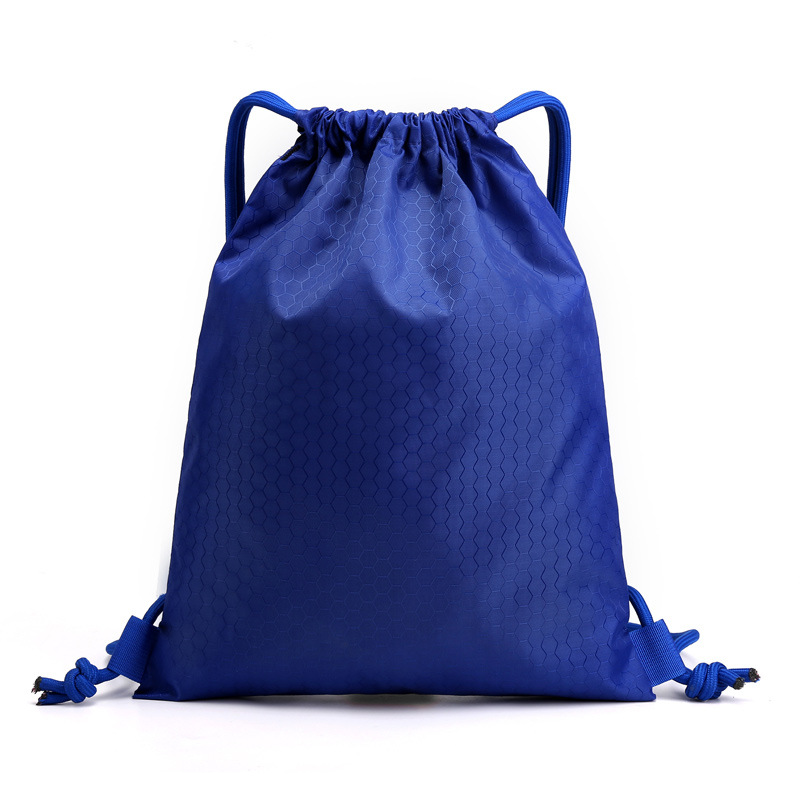 600D Football Material Gym Backpack Bag w/thick Thick Drawstring 3