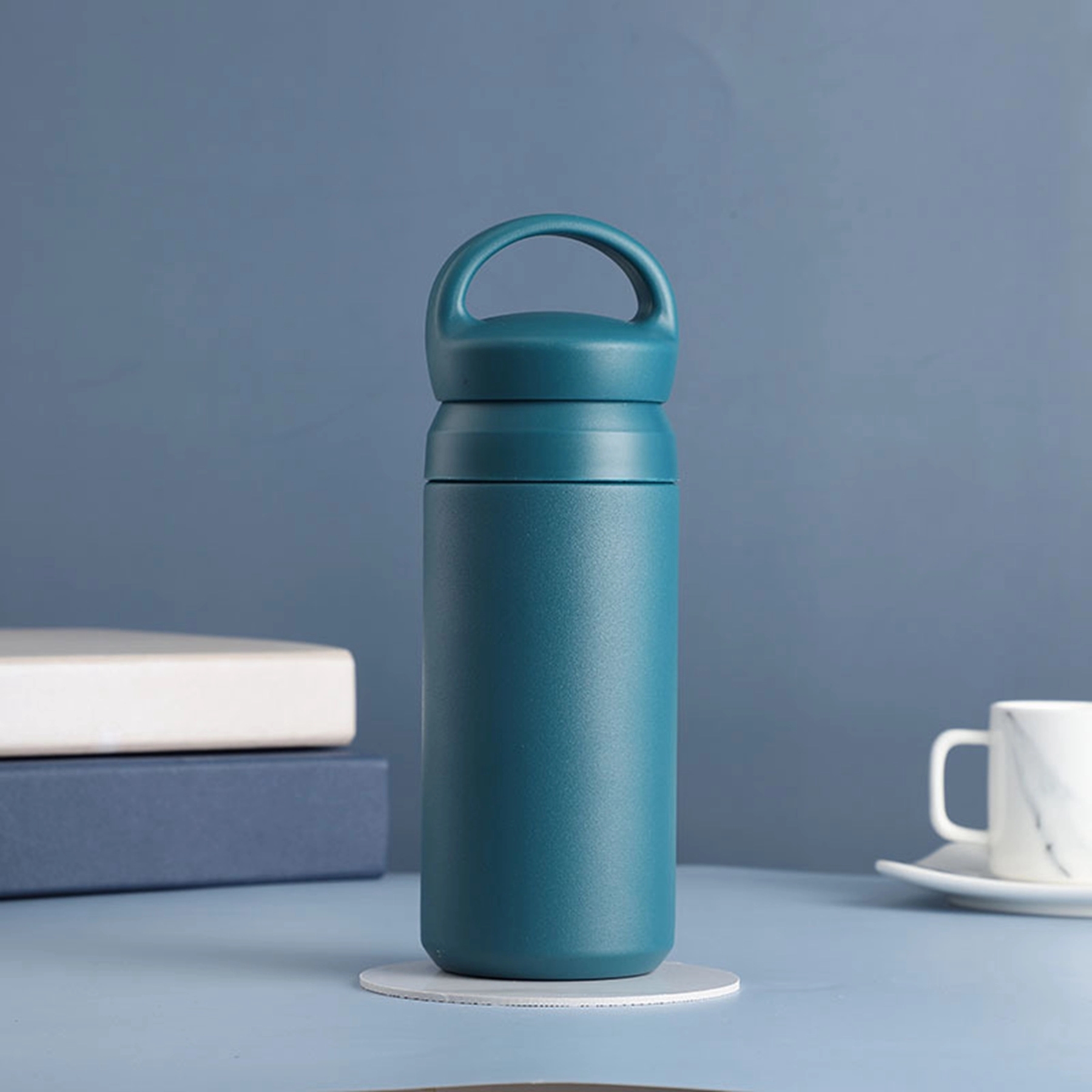 12 oz Double Wall Stainless Steel Vacuum Tumbler with Handle 6
