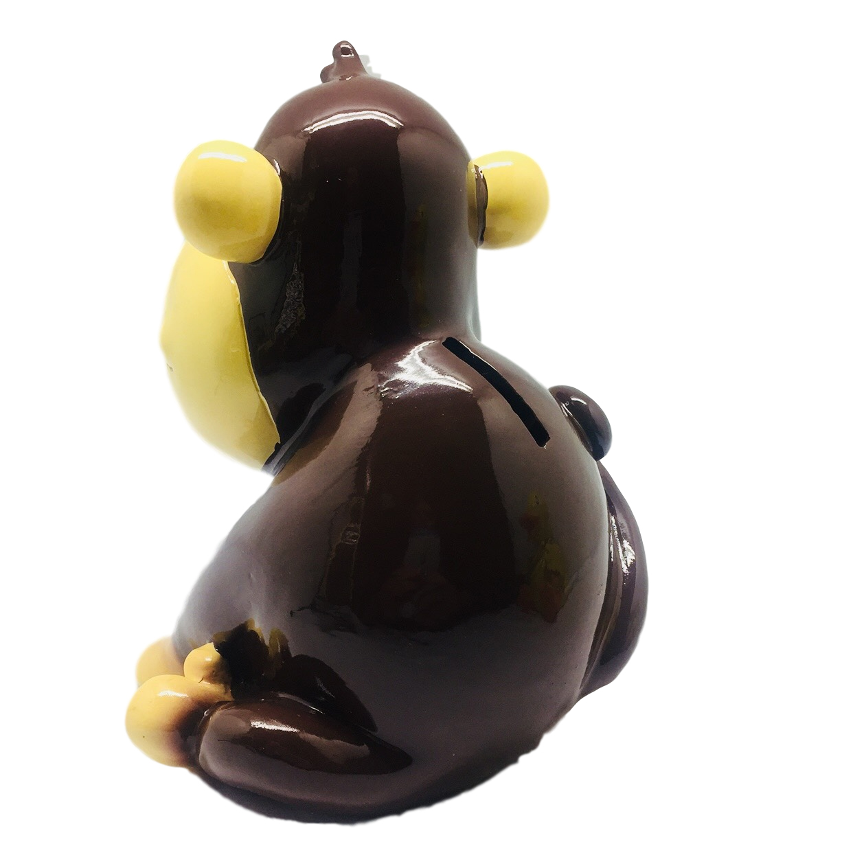 7" Poly-Resin Whimsical Monkey Money Bank 3