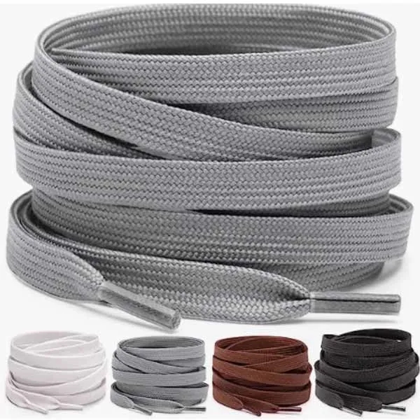 Flat Sneakers Shoelaces Wide Shoes Boot String 6