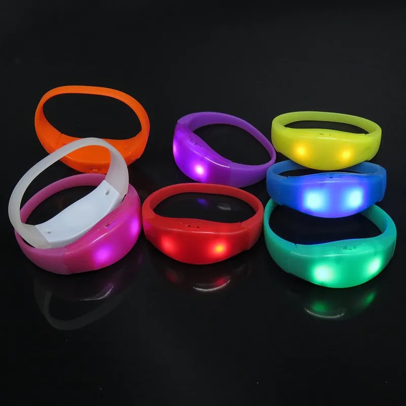 LED Light Up Wristband Flashing Bracelet 2
