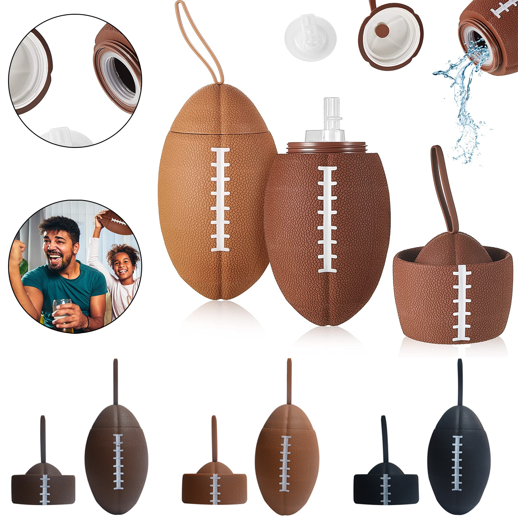 Football Water Bottle 2
