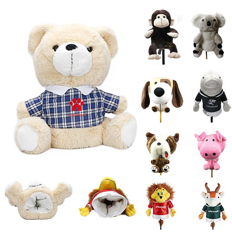 Animal Plush Golf Head Covers 1