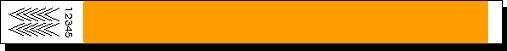 1" Tyvek Wristband - Neon - Black Light Sensitive 2