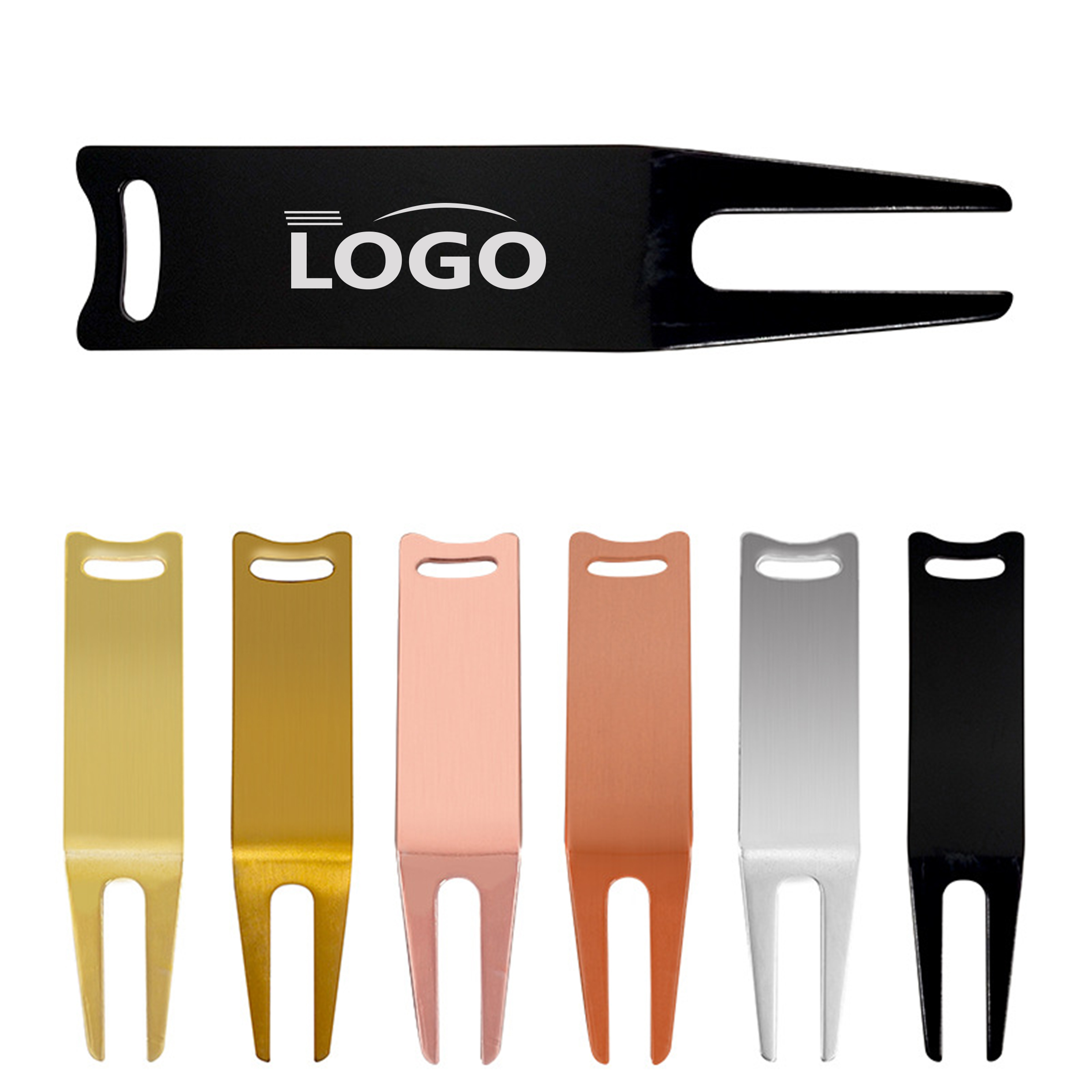 Metal golf fork 1