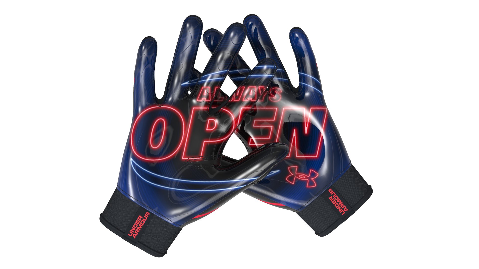 UA Blur LE Kids' Football Gloves 16