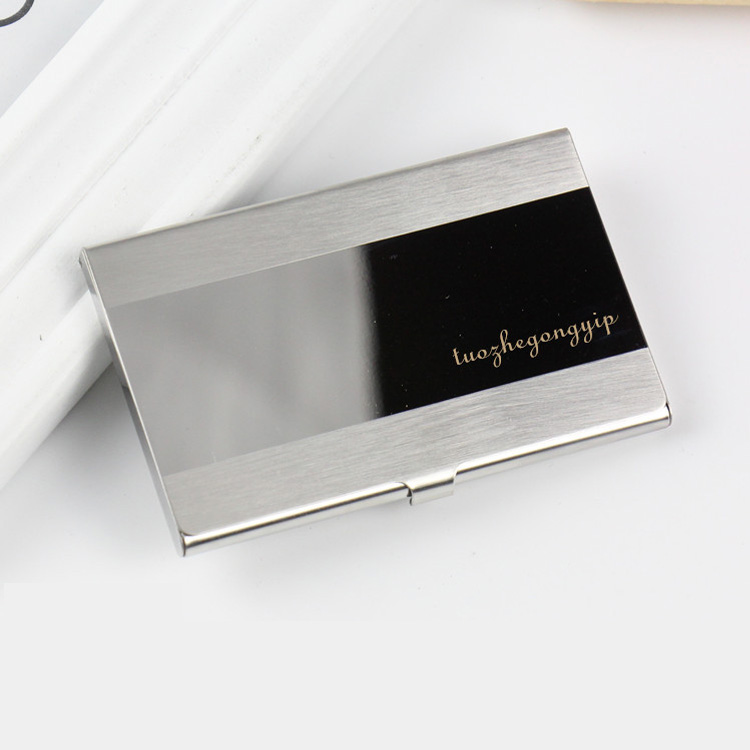Stainless Steel Business Card Holder 2