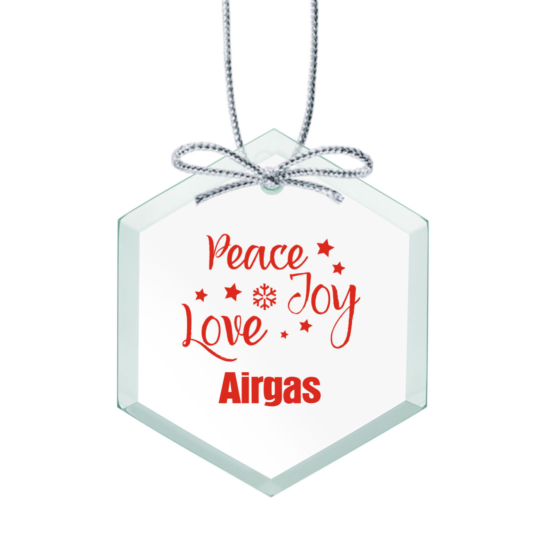 Jade Ornament - Hexagon Imprinted