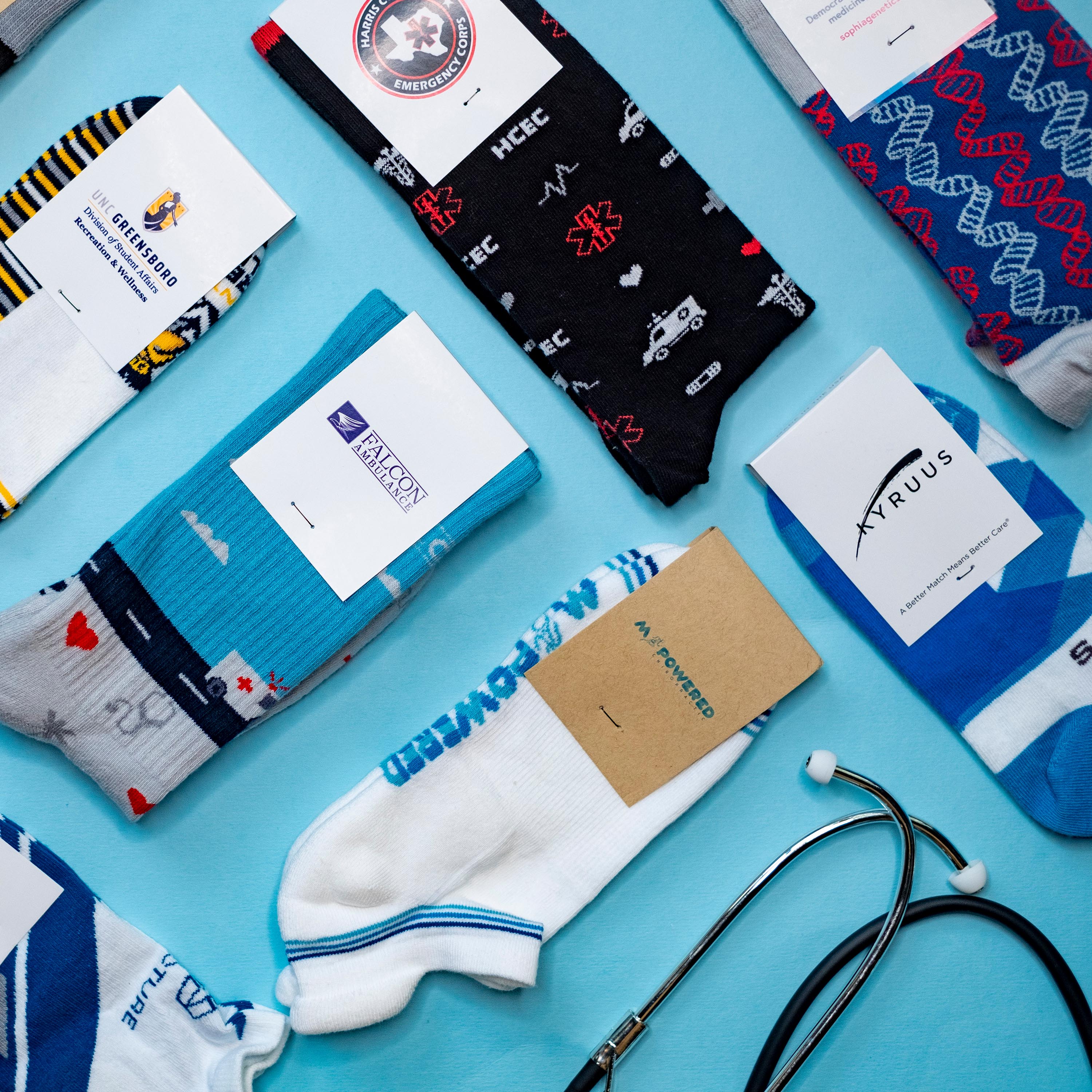 Casual Doctor Socks - Off-Hours Comfort for Medical Pros - American Made 1