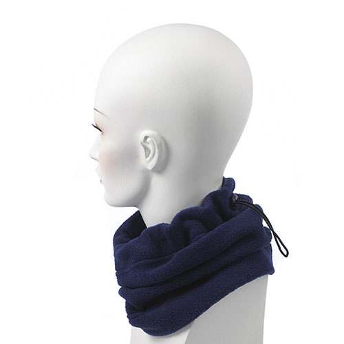 Navy Blue Fleece Neck Gaiter 2