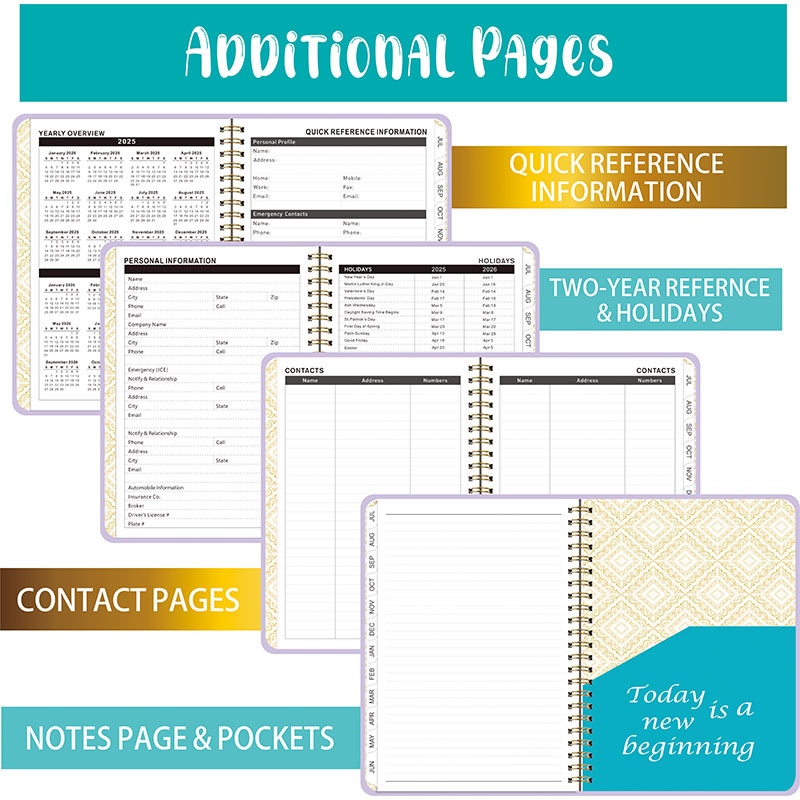 A5 Planner Spiral Notebook For 2026 6