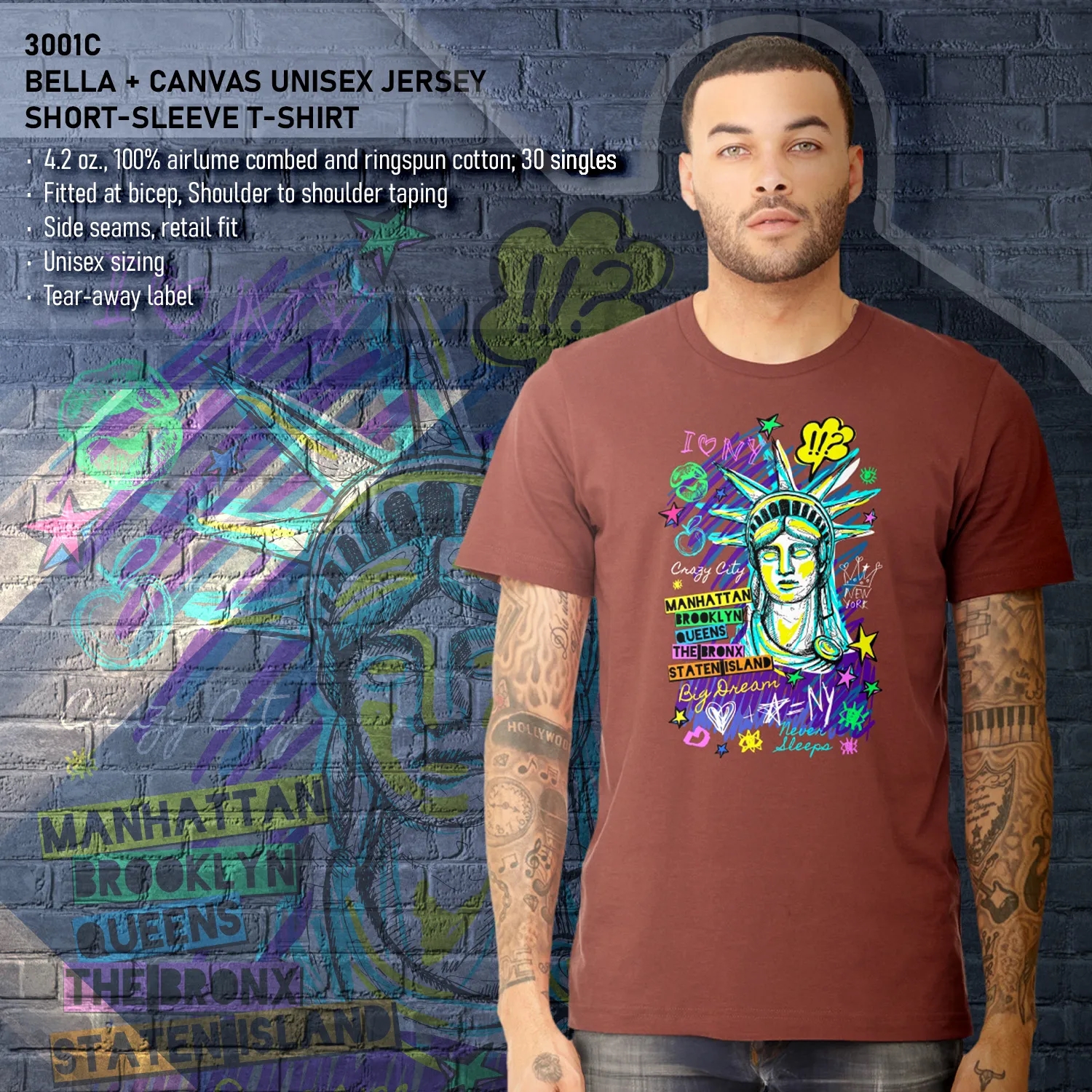 Bella + Canvas - Unisex CVC Jersey Tee 120
