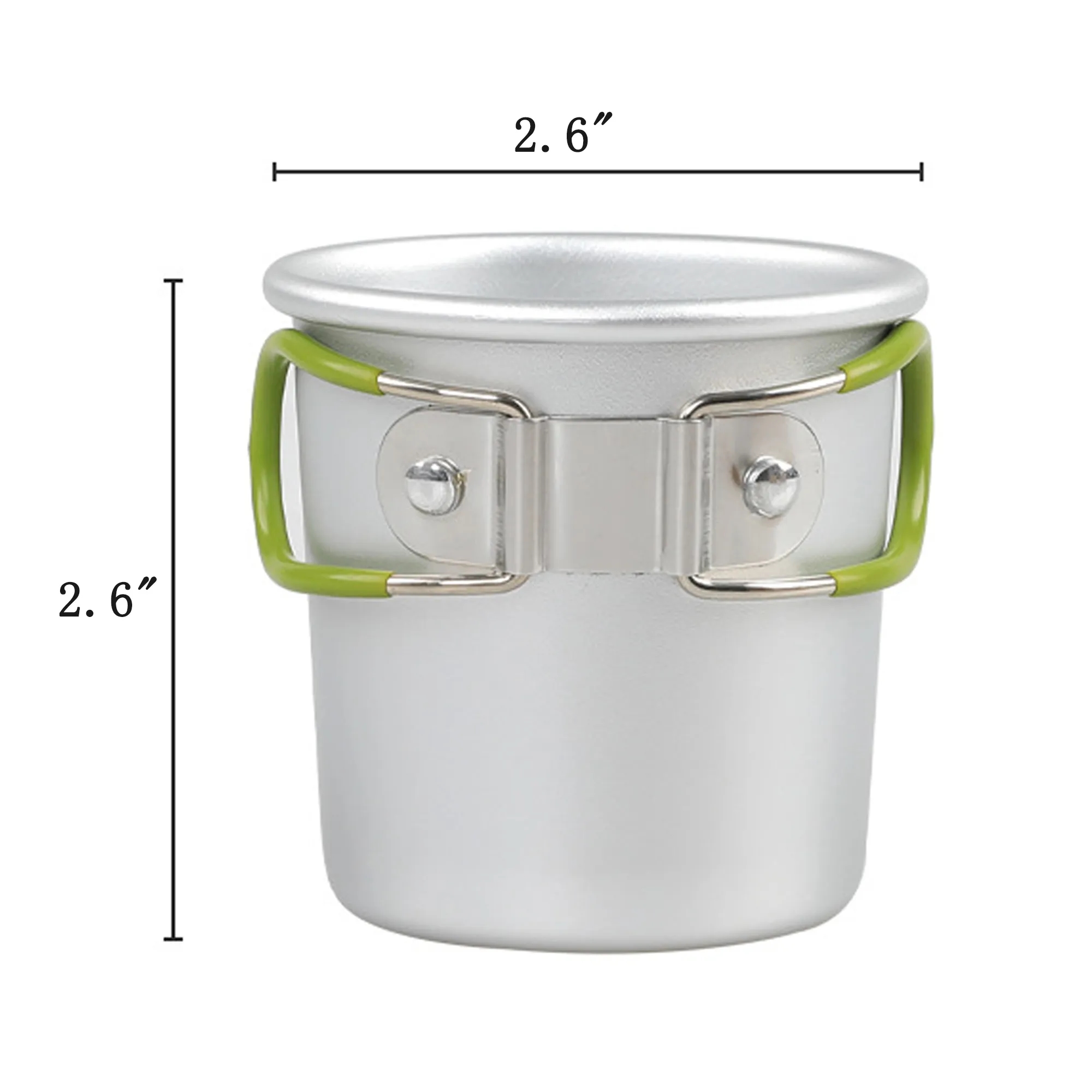 Portable Folding Aluminum Cup 3