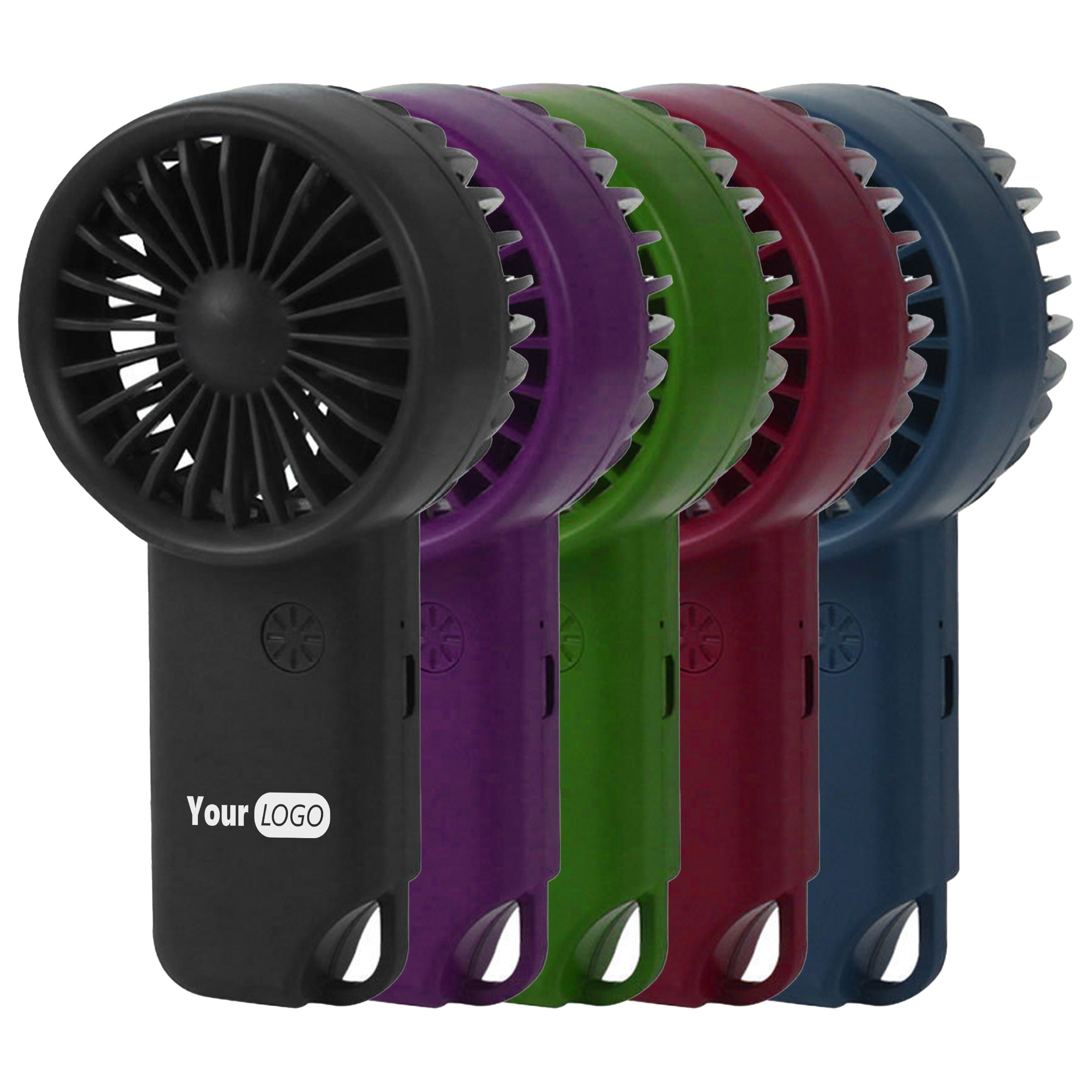 Plastic Compact Hand Fan With Clip ®C Perfect For Travel And Outdoors 6