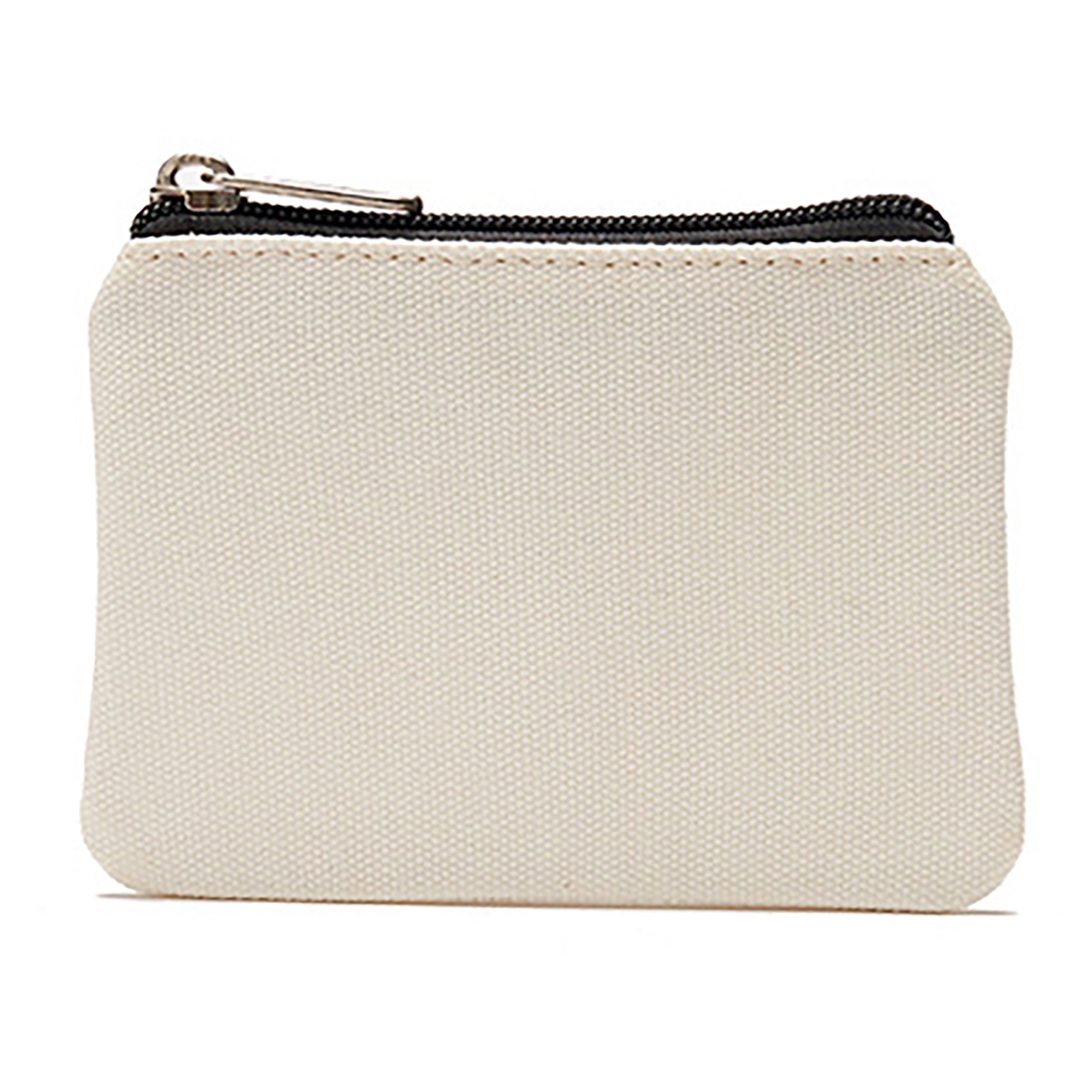MOQ 50pcs Canvas Small Zipper Blank Coin Purses Pouches 21
