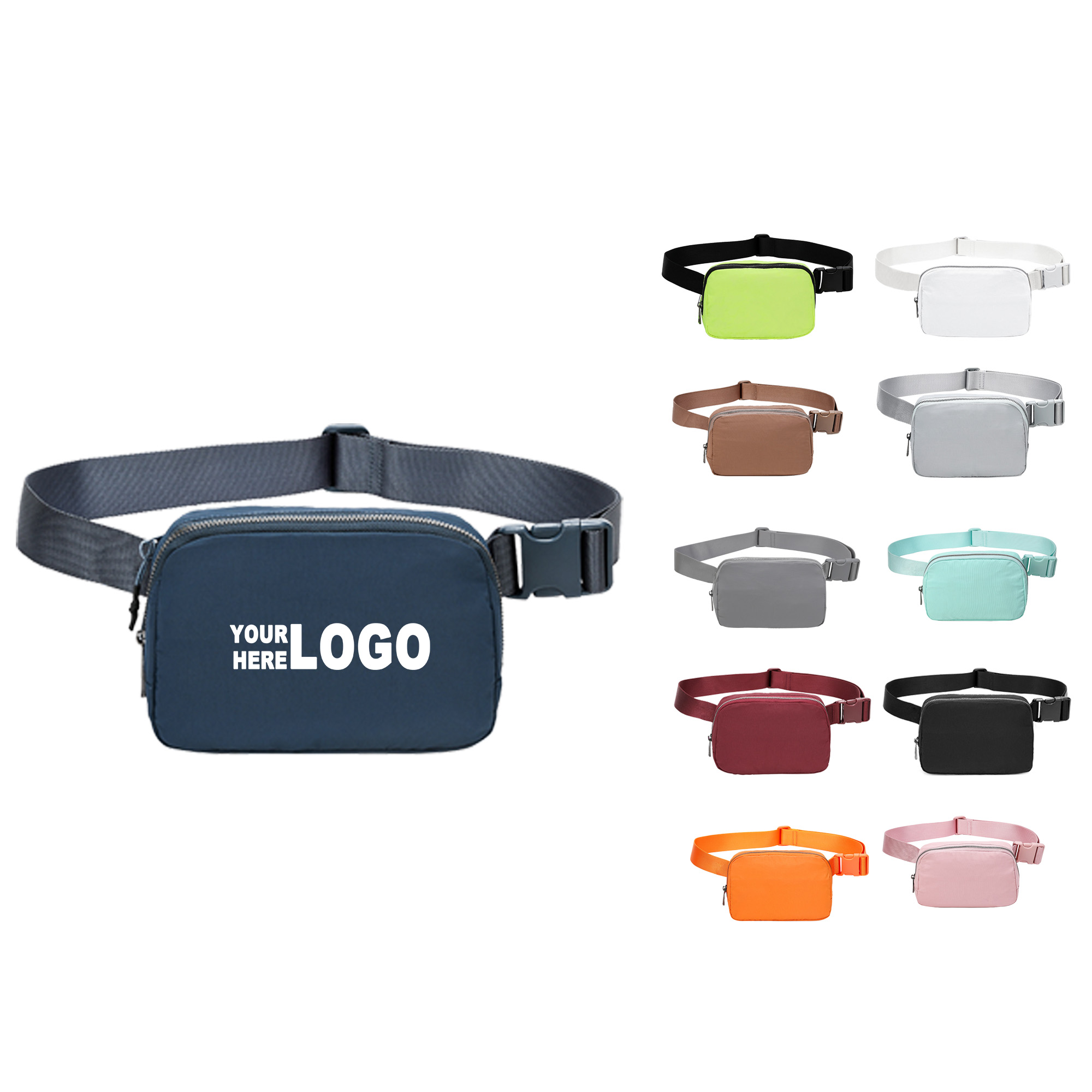 Water-Resistant Nylon Running Waist Bag 2