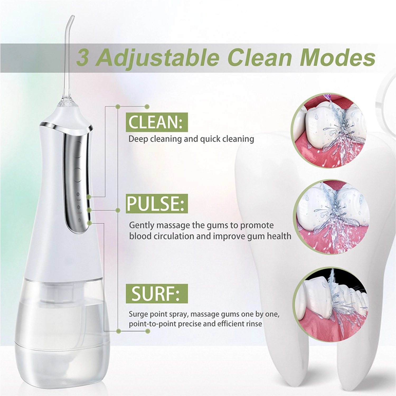 3 Modes Dental Oral Irrigator 9