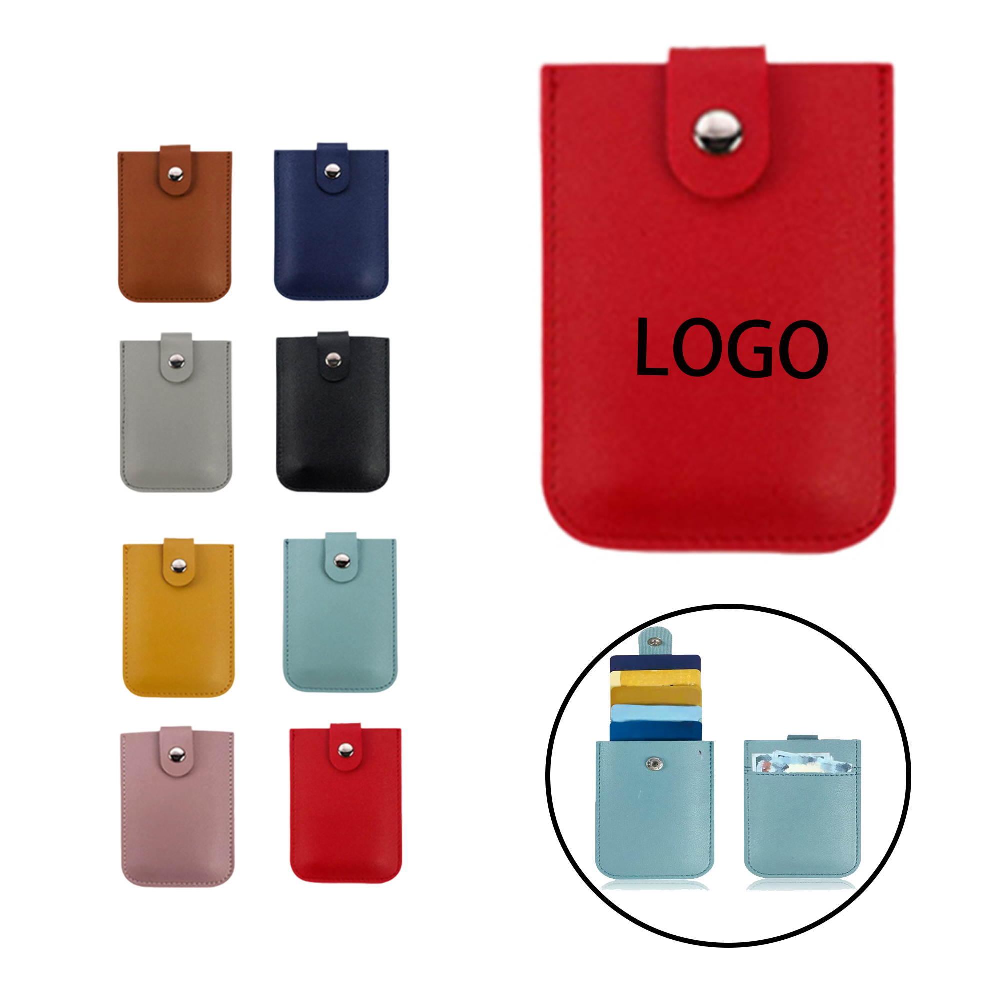 MOQ:50pcs Slim RFID Blocking Wallet 3