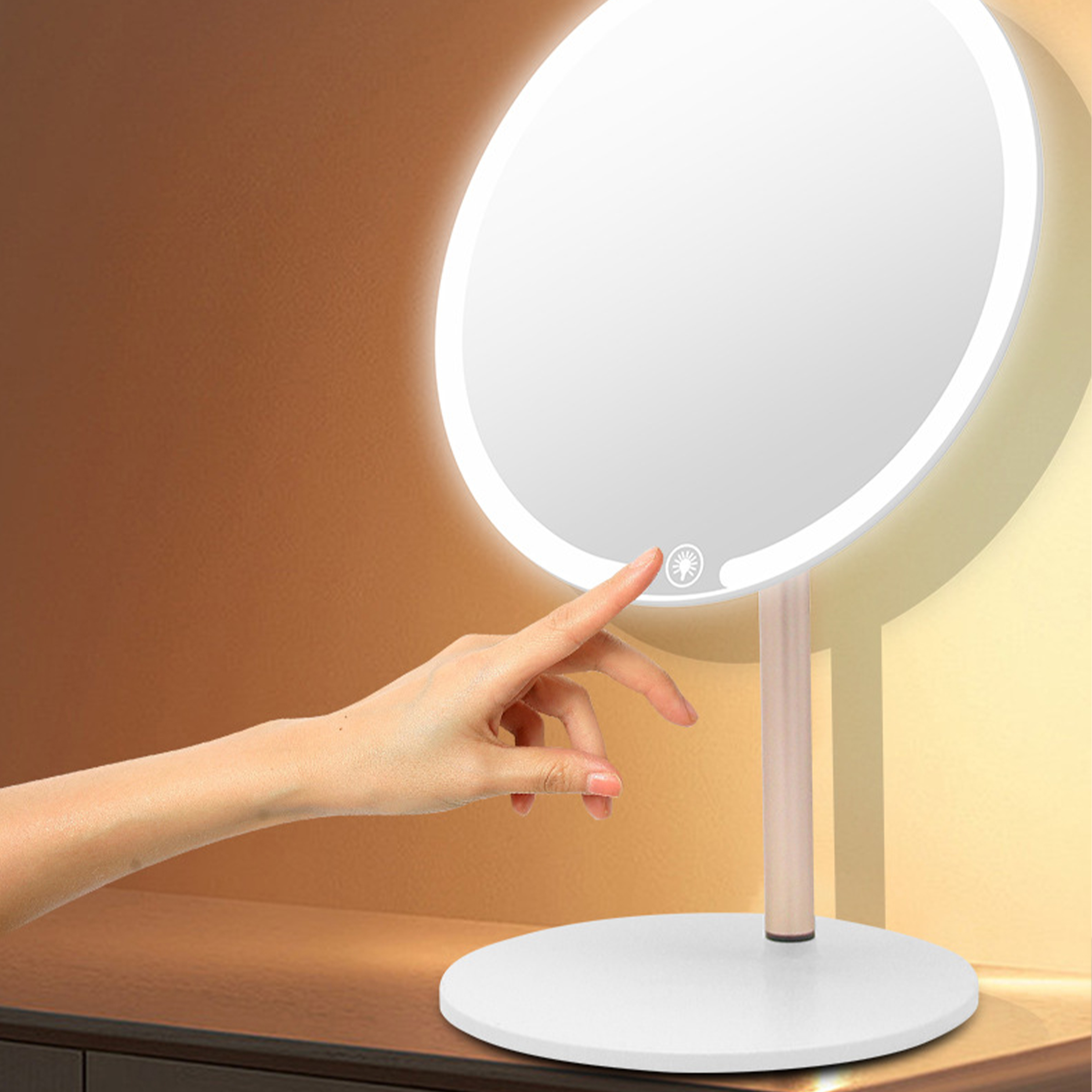 Abs Desktop Supplementary Makeup Mirror 6