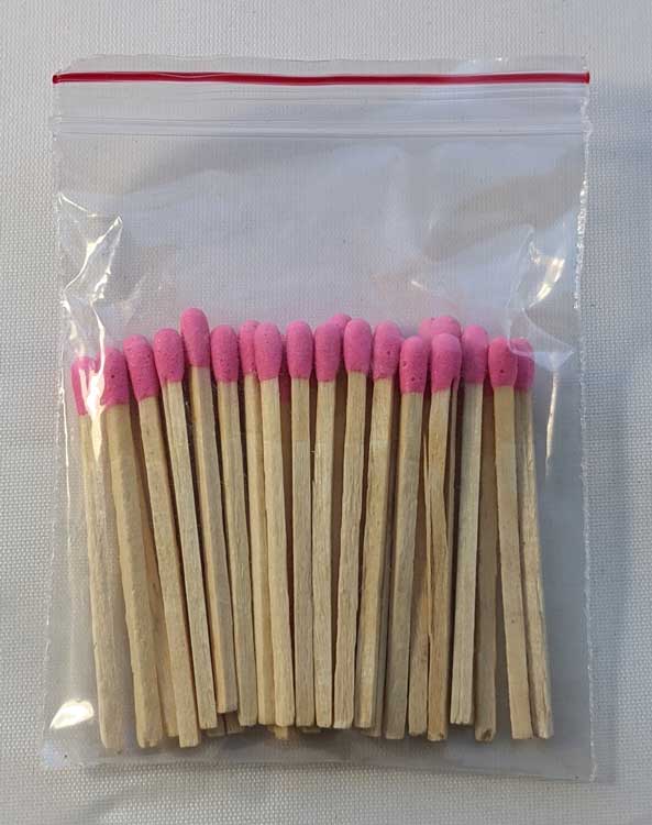 47mm (approx. 2 in.) Bulk Wooden Match Sticks - (approx)50 ct. bags 2