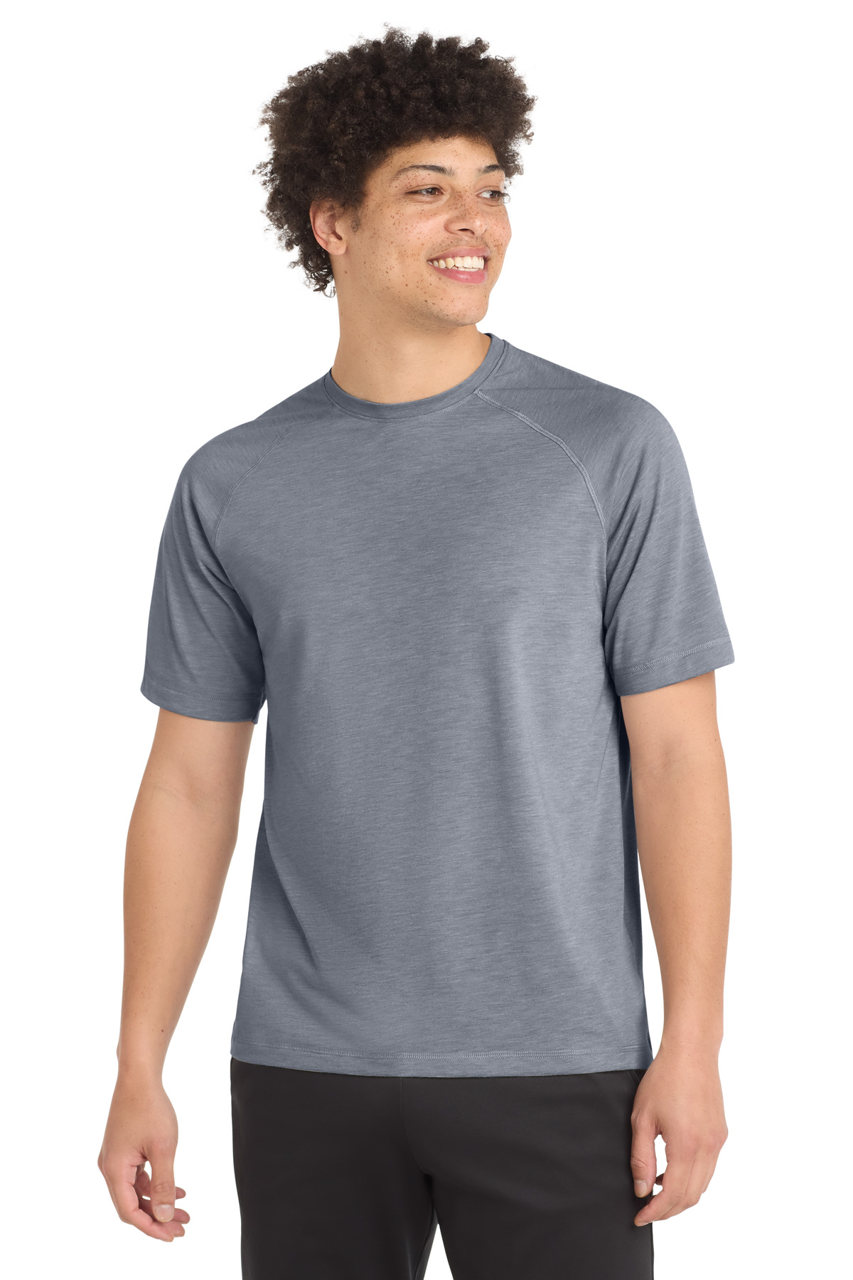 Sport-Tek PosiCharge Tri-Blend Wicking Raglan Tee. ST400 101