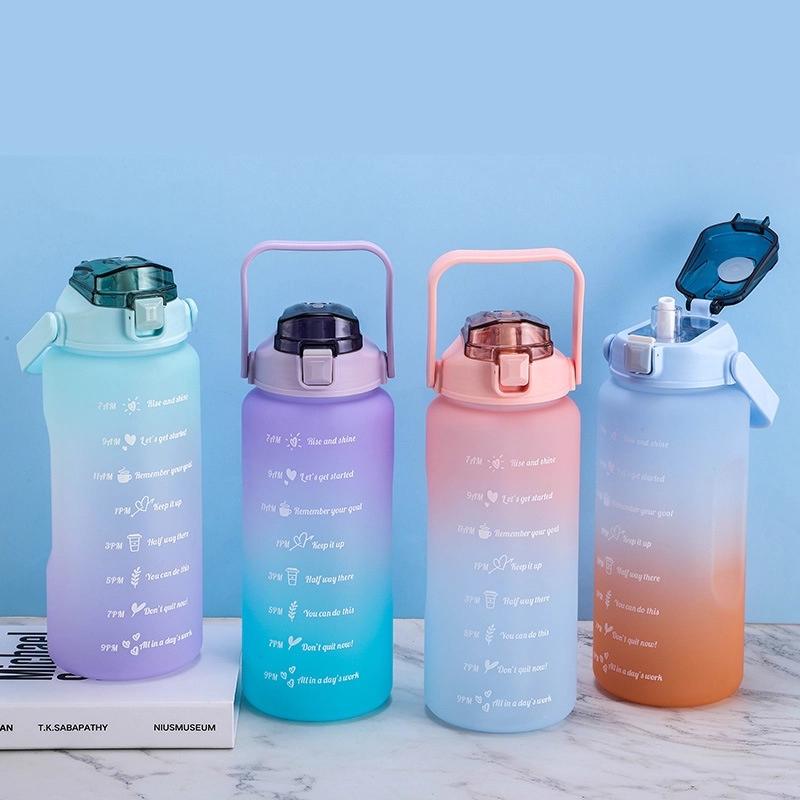 67Oz Portable Large-Capacity Frosted Water Bottle 3