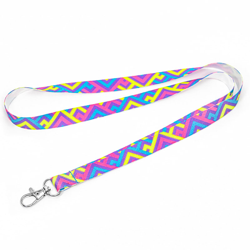 Fluorescent Neon Full Color Lanyards 2