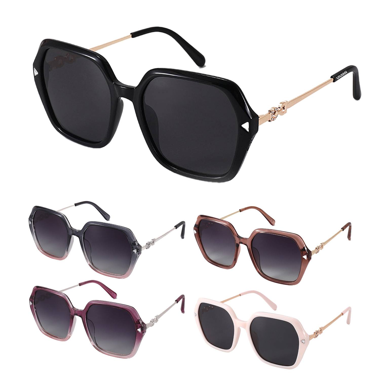 Women Oversized UV Protection Sunglasses 2