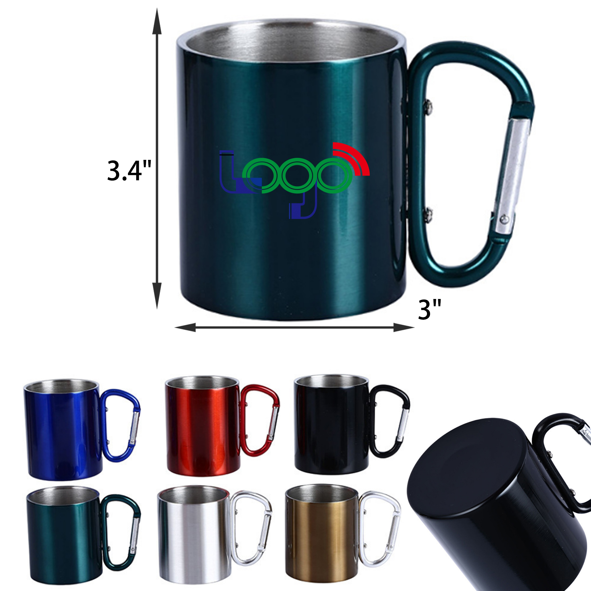 MOQ 50 Versatile 10 OZ Outdoor Camping Stainless Steel Cup 2
