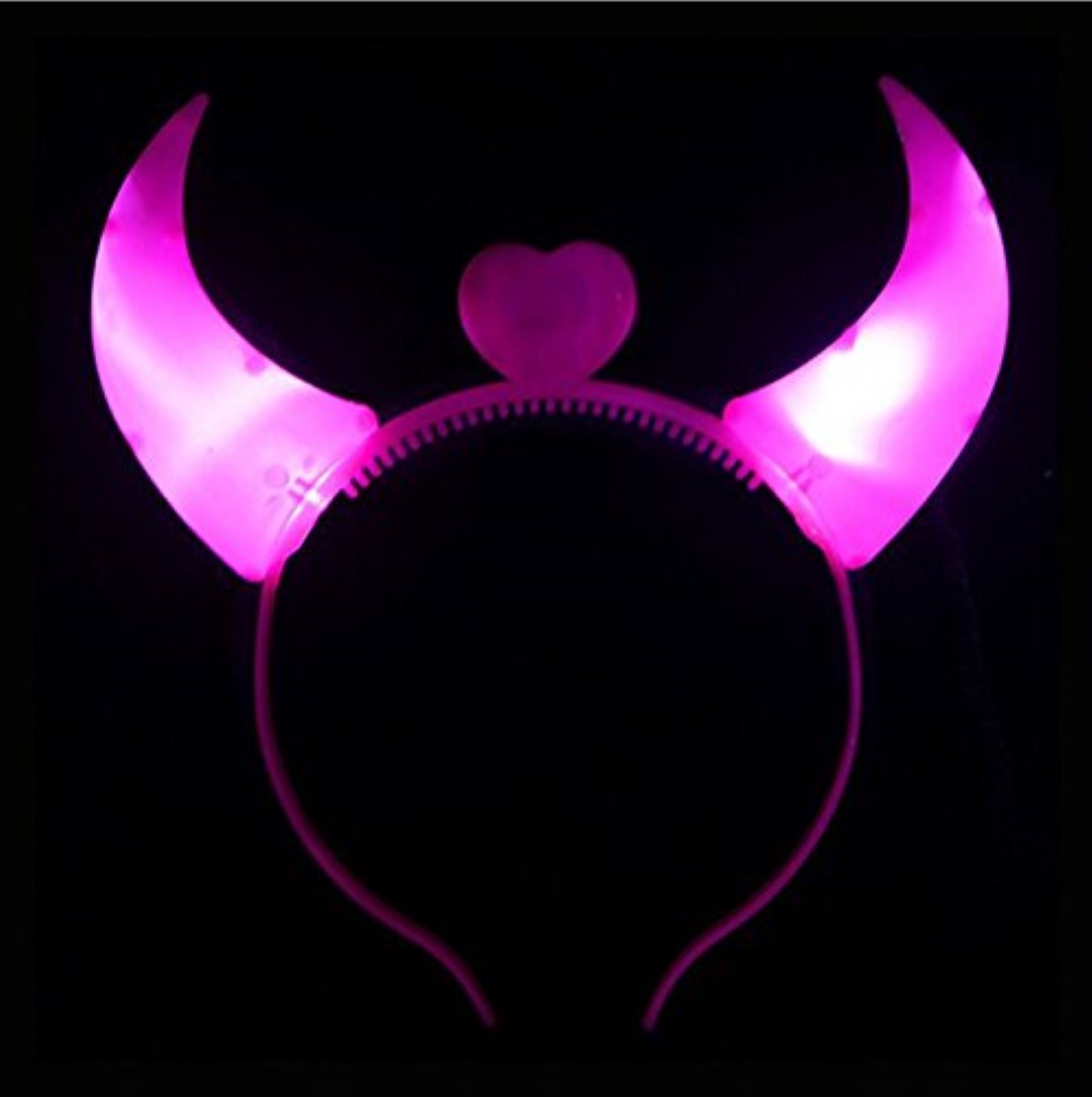 Flashing Party Ox Horns Headbands Glow 8