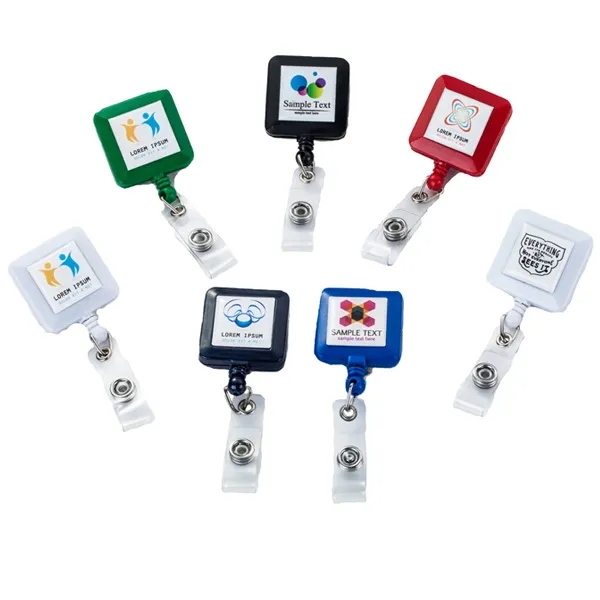 Square Badge Reels 1