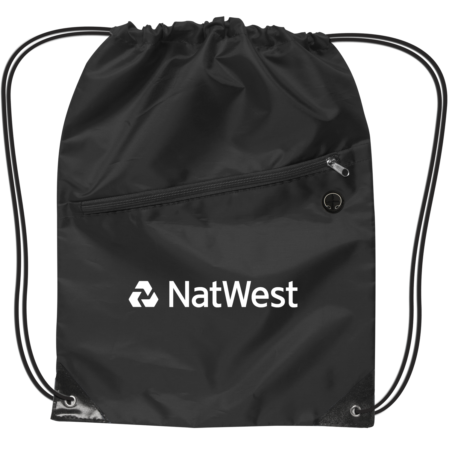 Drawstring Backpack w/ Zipper 1