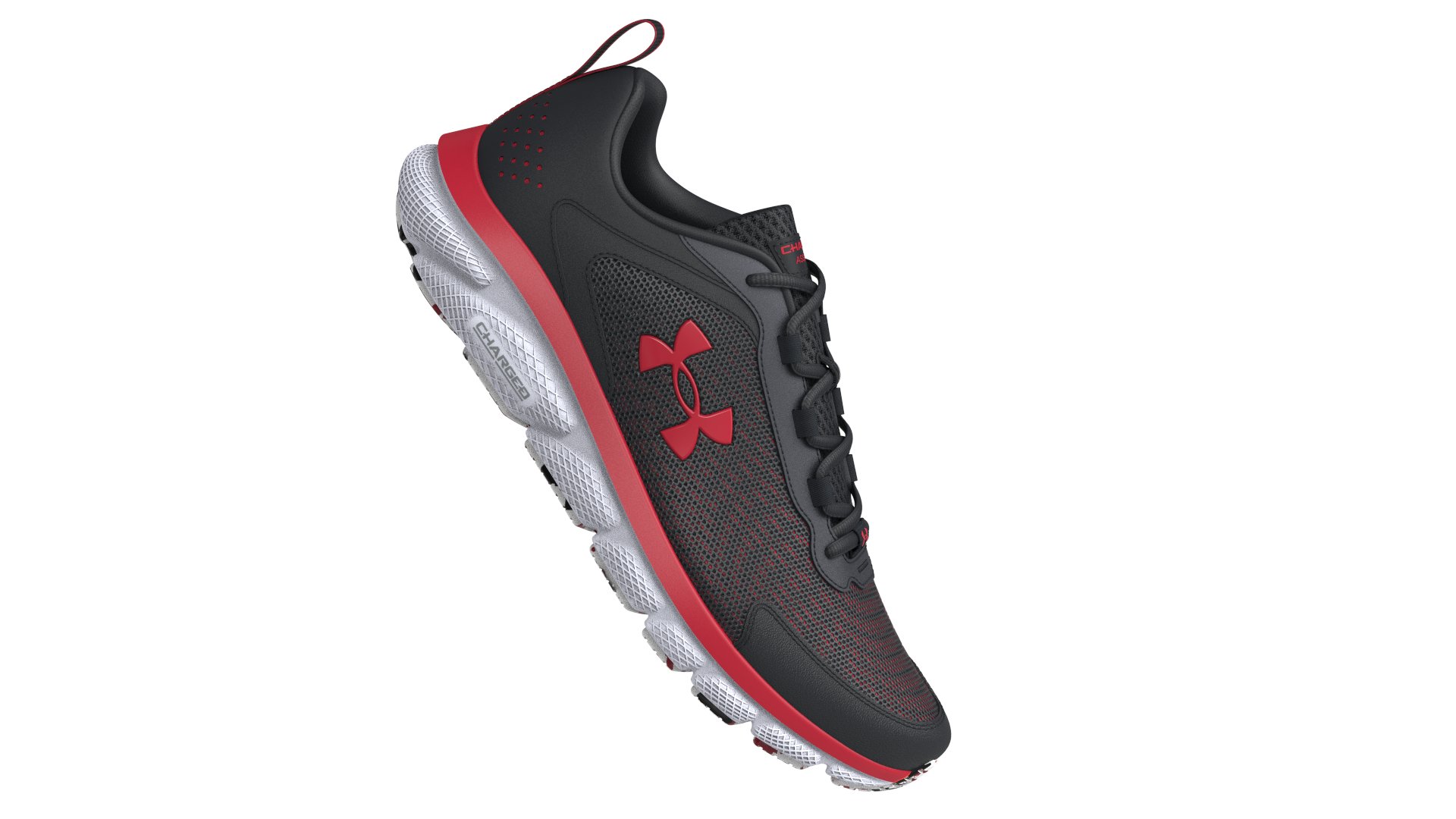 UA Charged Assert 9 Marble Men's Running Shoes 4