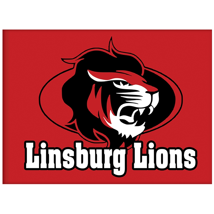 6' x 8' Knit Poly Single Reverse School Spirit Flag 11
