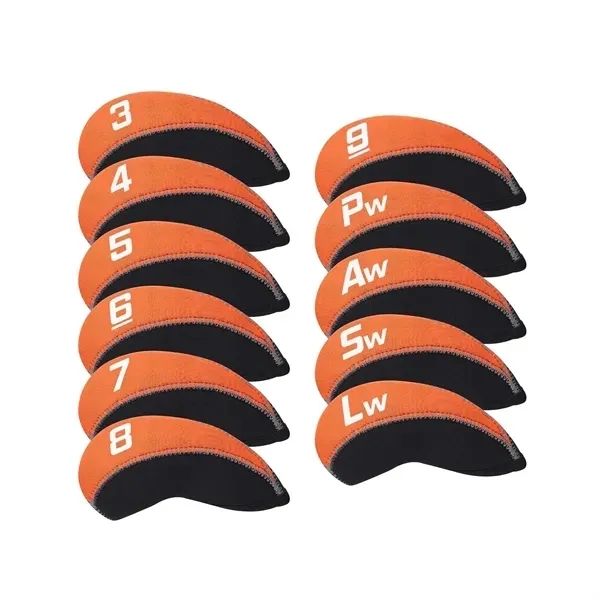 11-Piece Neoprene Golf Club Head Cover Set 6