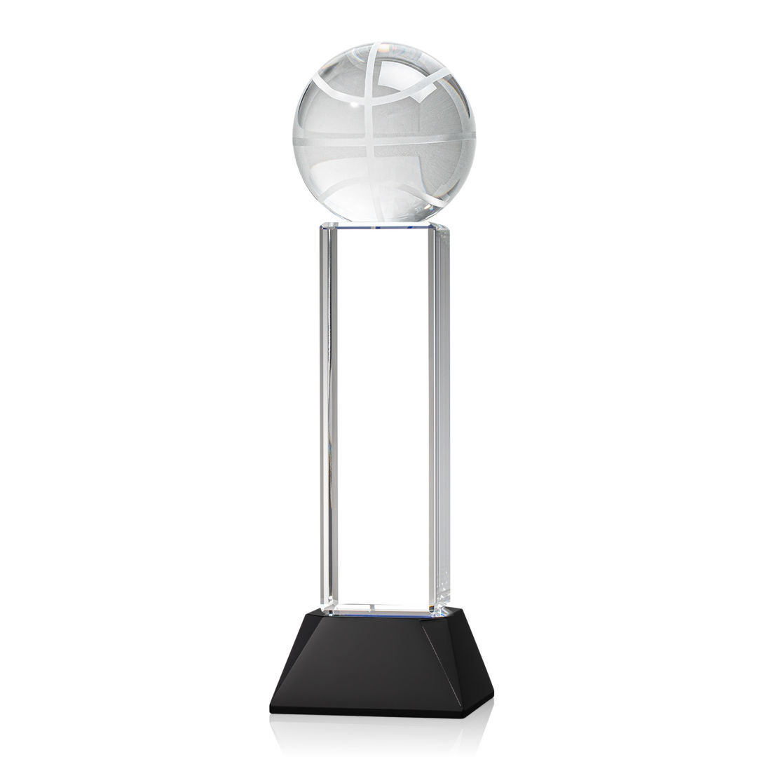 Basketball Award on Stowe Base - Black 10