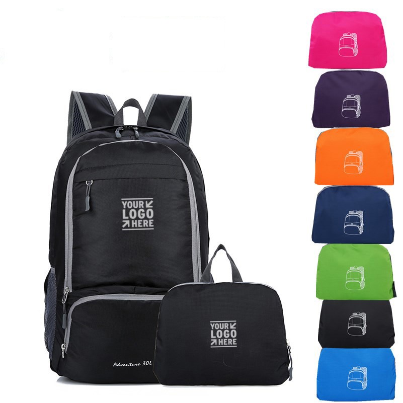 Outdoor Folding Backpack Lightweight Packable Backpack Travel Hiking Daypack Small Casual Foldable 5