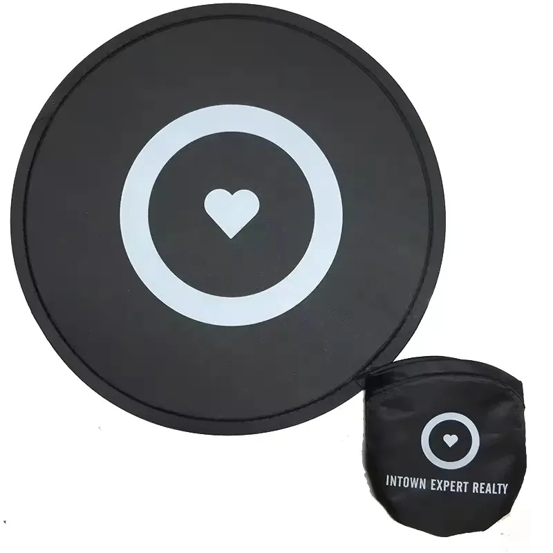 Folding Nylon Disc Fan W/ Pouch 10