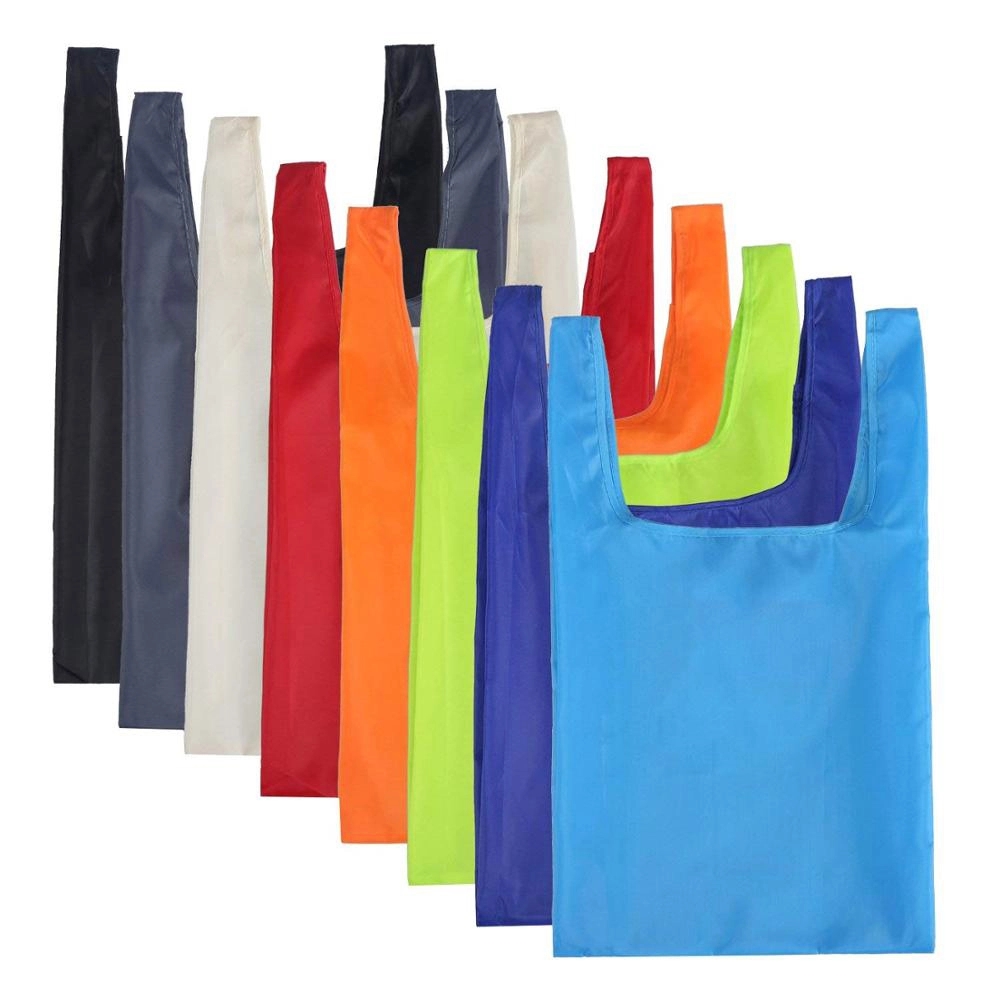 Waterproof Reusable Polyester Folding Grocery Tote Bag 1